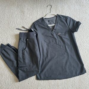 Figs Graphite Scrub set XXS